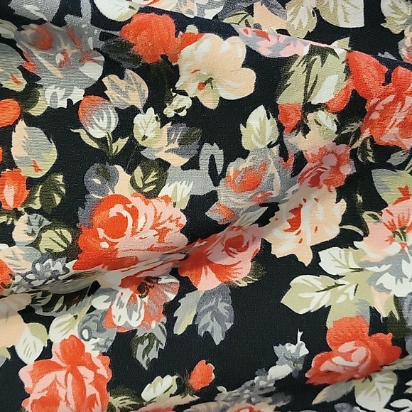 Jollie Lovin floral woman's tunic 3X - Picture 3 of 4